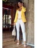 Pantaloni skinny albi dama 6318 - Magazin online - Boutique